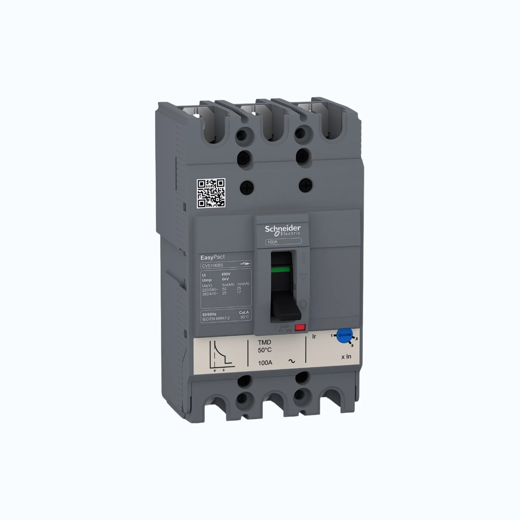 Schneider Easypact CVS100BS (25 kA)3P- TM80D 64.0-80-LV510937