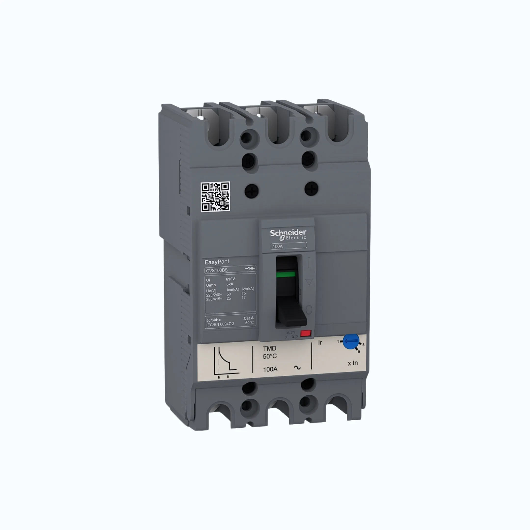 Schneider Easypact CVS100BS (25 kA)3P- TM100D 80.0-100-LV510938