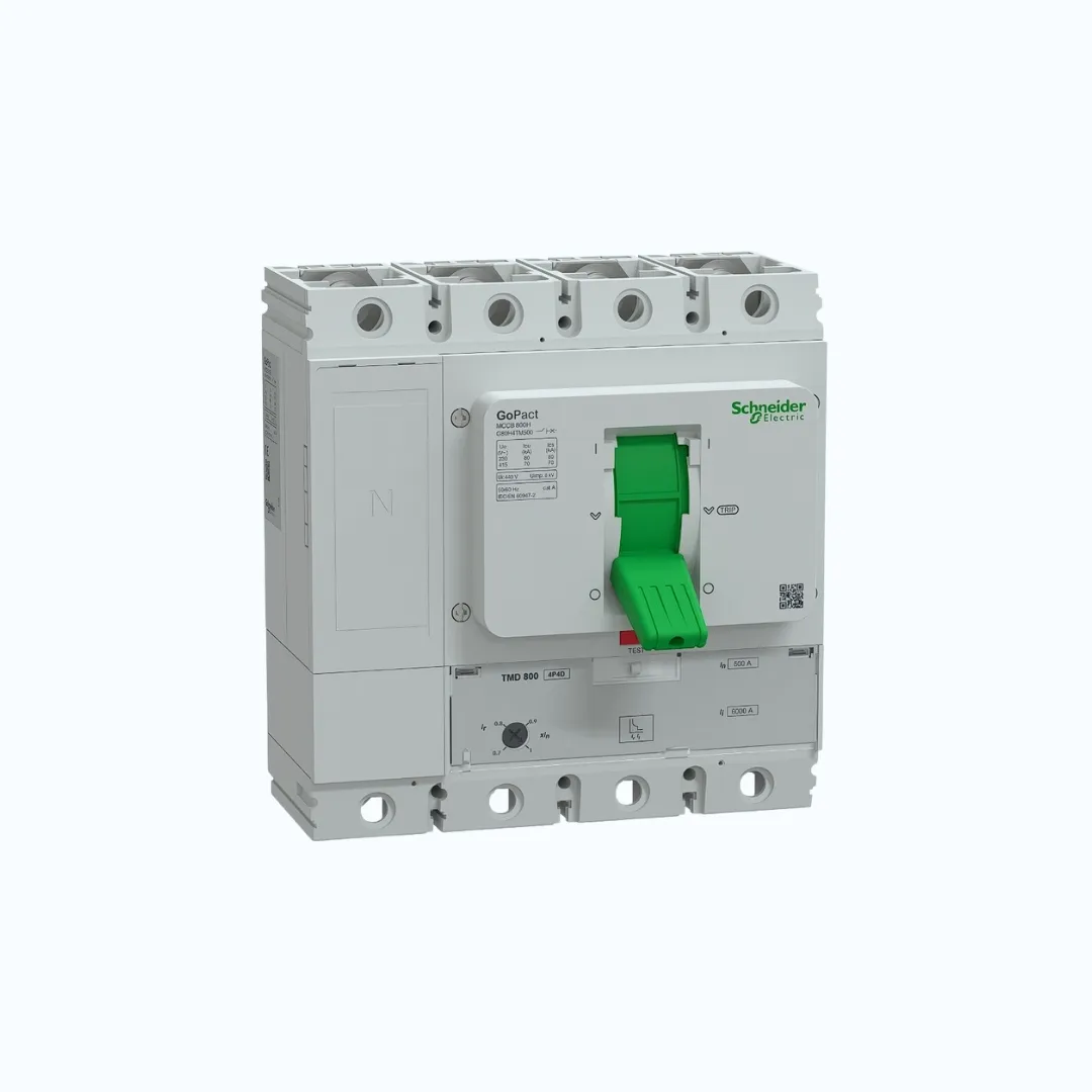 Schneider MCCB Adjustable- 70 kA at 415 V AC/4P 500A-G80H4TM500