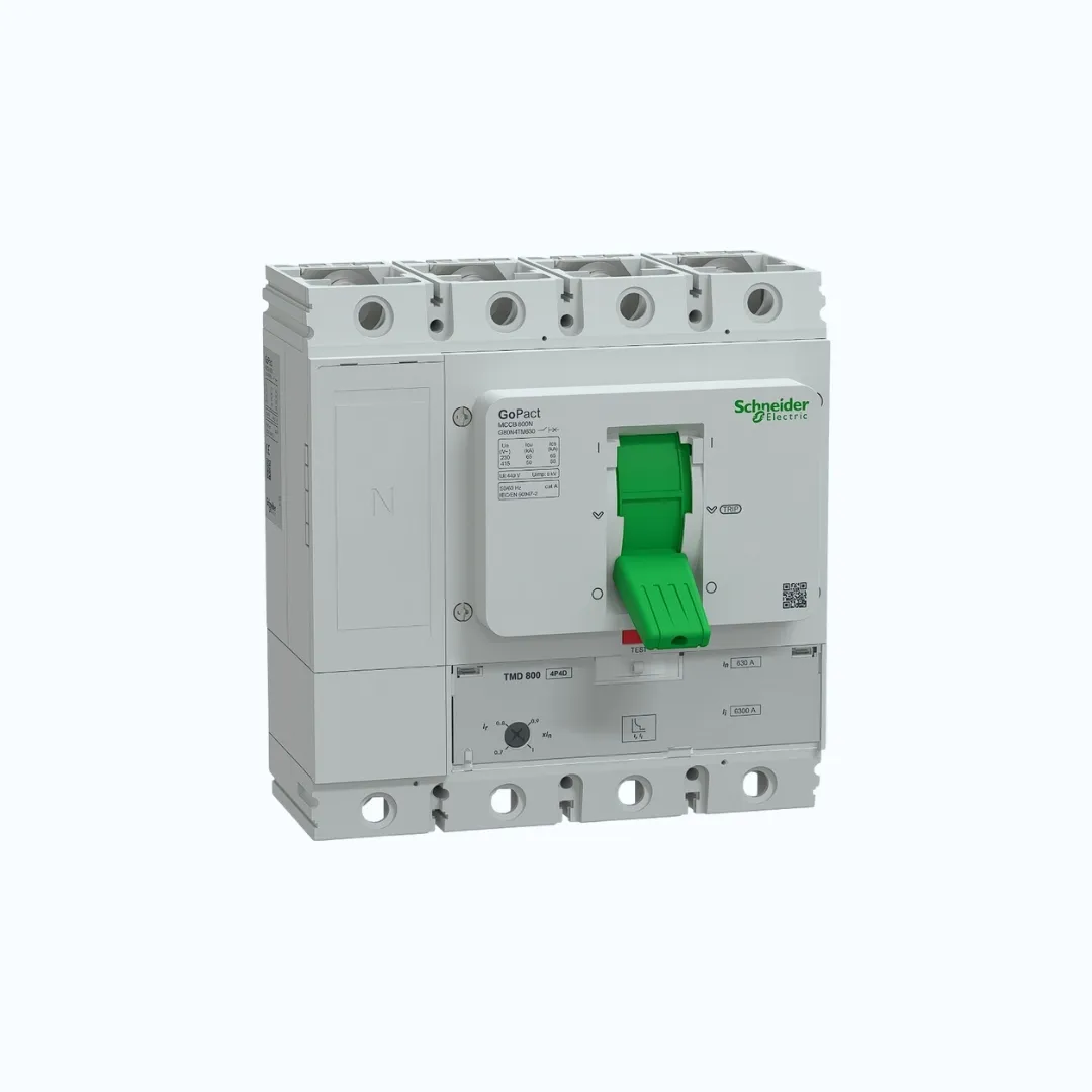 Schneider MCCB Adjustable- 50 kA at 415 V AC/4P 630A-G80N4TM630
