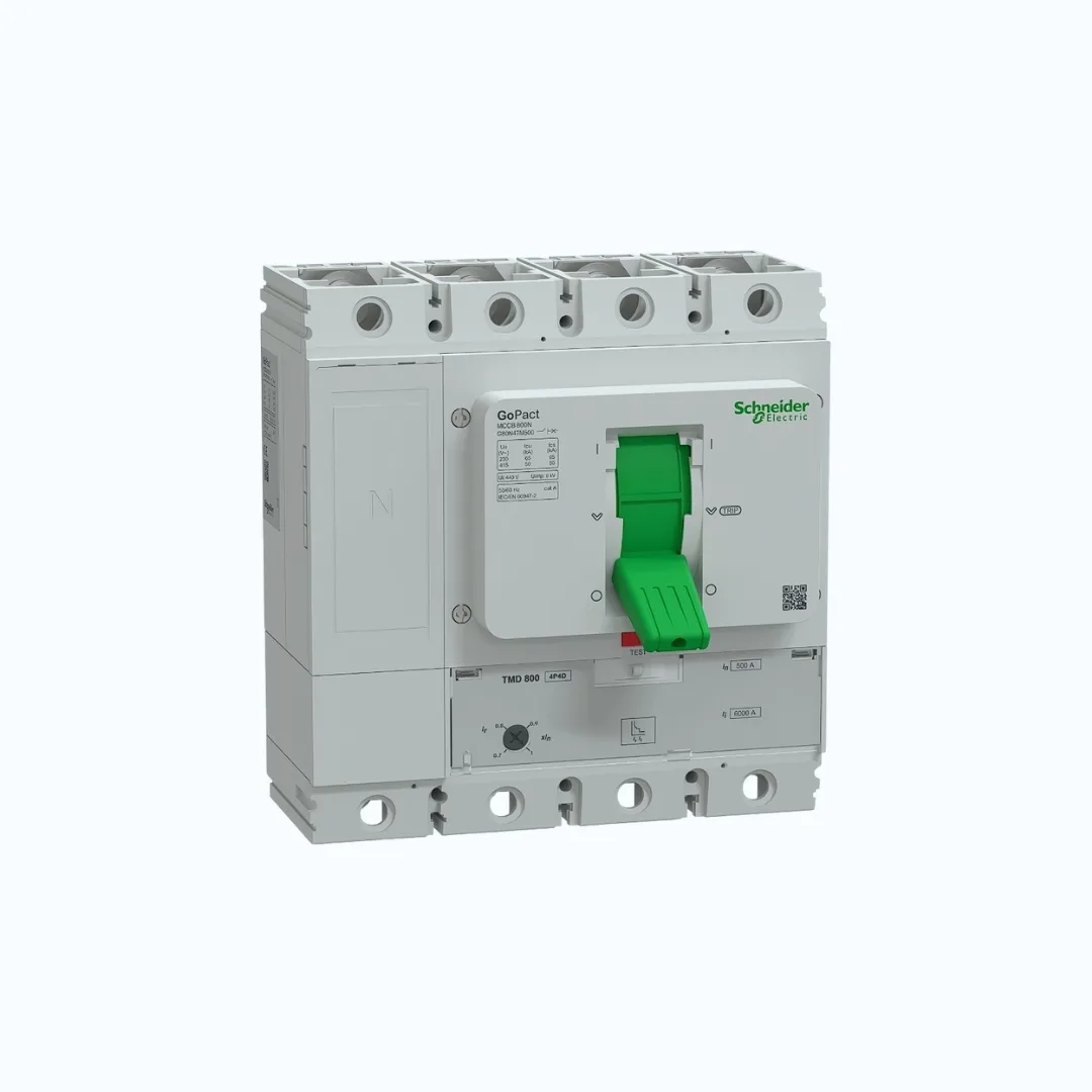 Schneider MCCB Adjustable- 50 kA at 415 V AC/4P 500A-G80N4TM500