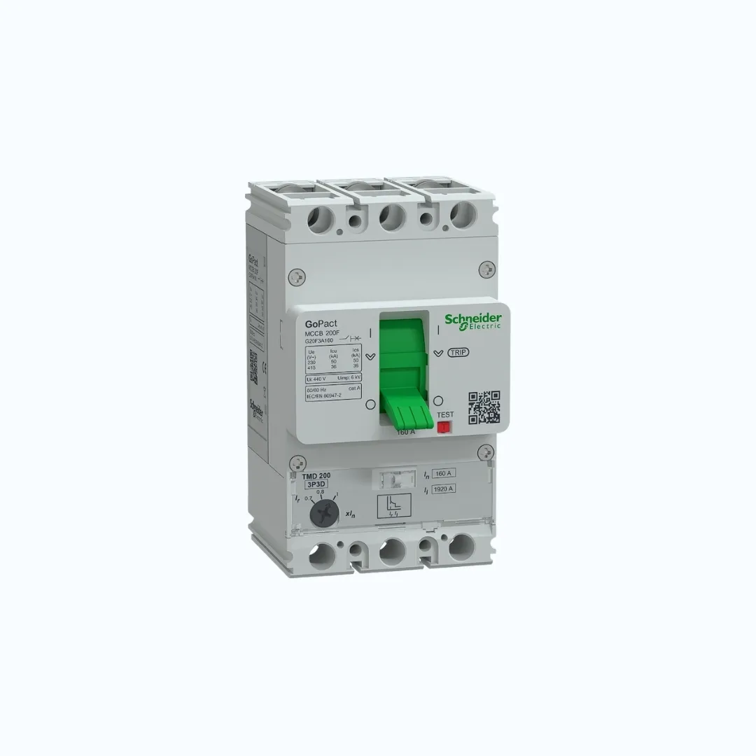 Schneider MCCB Adjustable- 36 kA at 415 V AC/3P 160A- G25F3A160