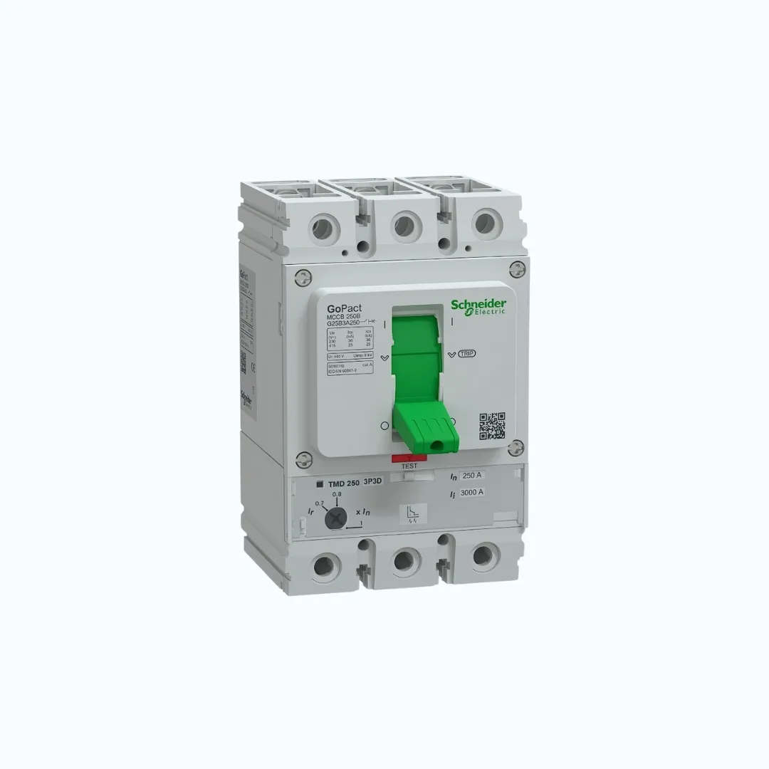 Schneider MCCB Adjustable- 25 kA at 415 V AC/3P 250A- G25B3A250