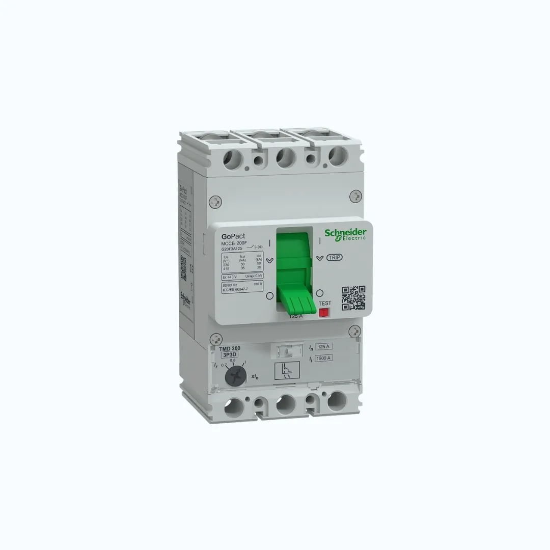 Schneider MCCB Adjustable- 36 kA at 415 V AC/4P 125A-G20F4A125