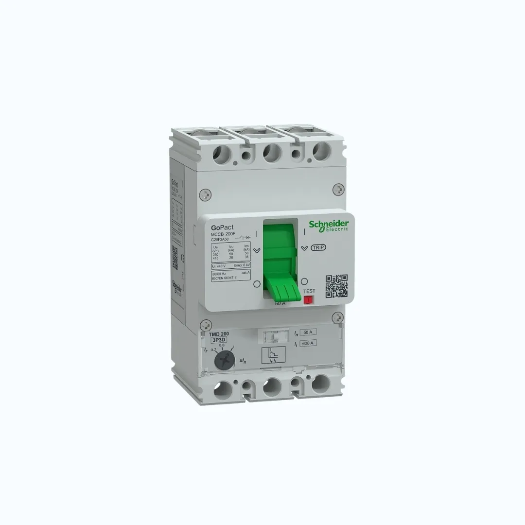 Schneider MCCB Adjustable- 36 kA at 415 V AC/4P 50A-G20F4A50