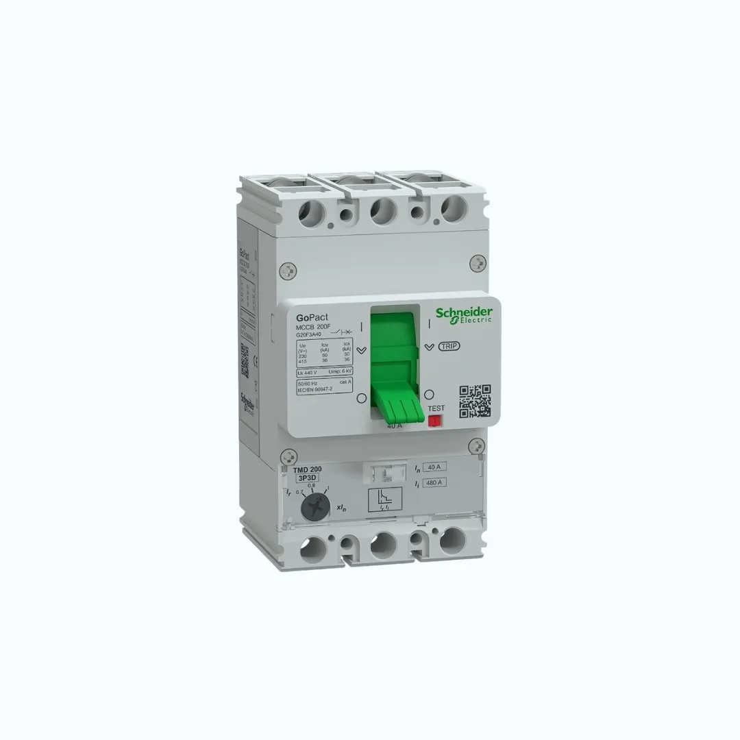 Schneider MCCB Adjustable- 36 kA at 415 V AC/3P 40A-G20F3A40