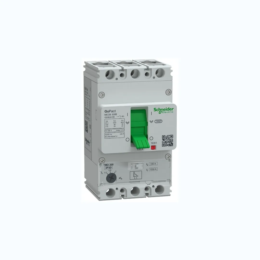 Schneider MCCB Adjustable- 25 kA at 415 V AC/4P 100A-G20B4A100