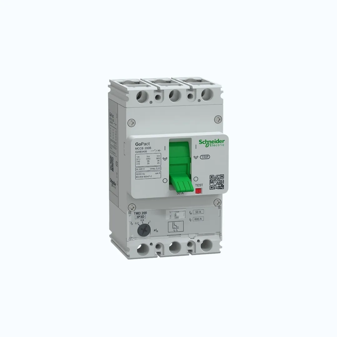 Schneider MCCB Adjustable- 25 kA at 415 V AC/3P 50A- G20B3A50