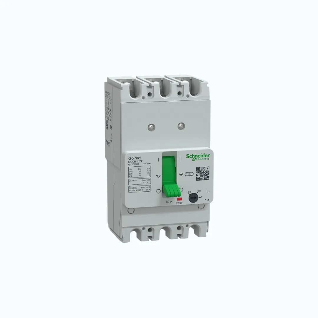 Schneider MCCB Adjustable- 30 kA at 415 V AC/4P 80A-G12F4A80