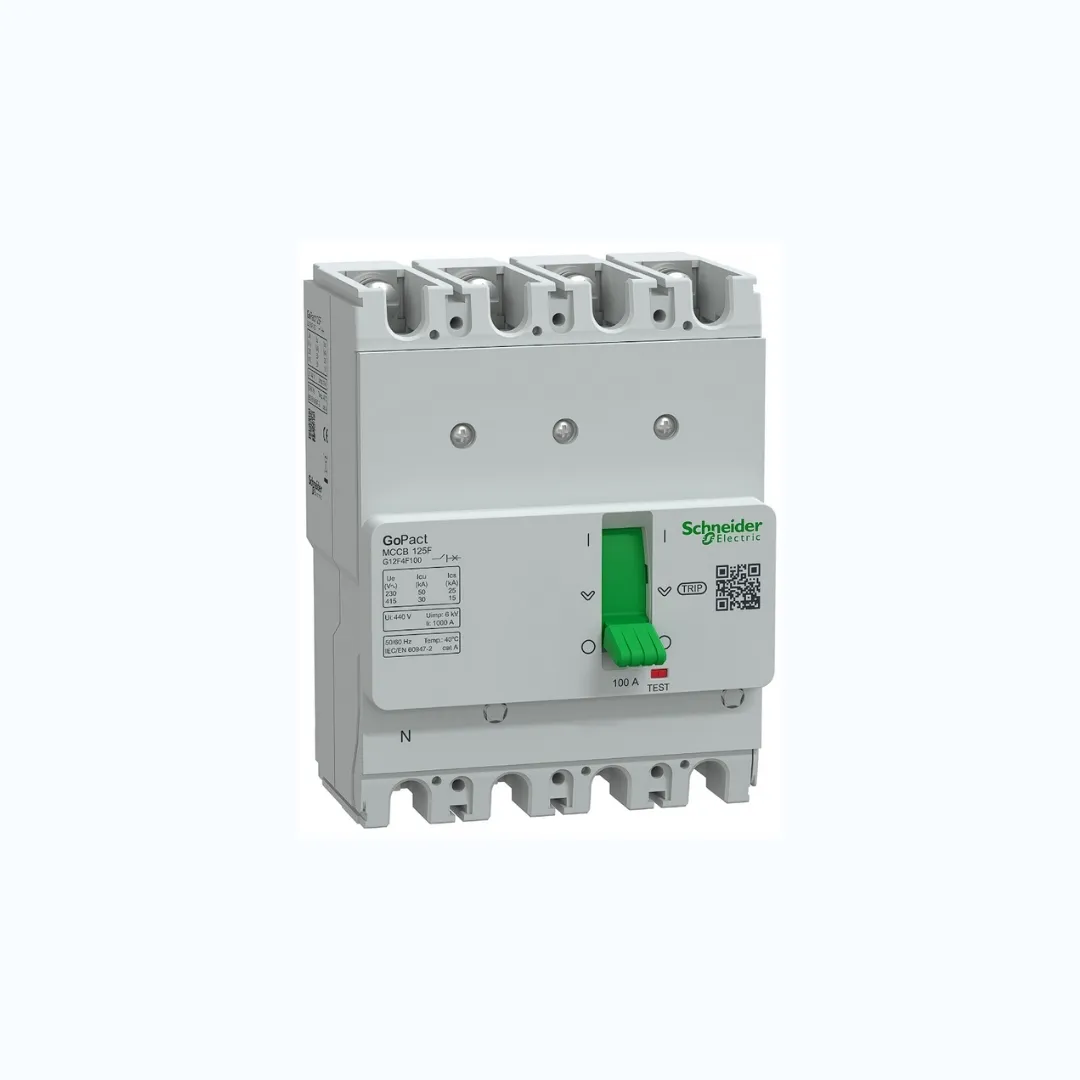 Schneider MCCB Fixed- 30 kA at 415 V AC/4P 100A-G12F4F100
