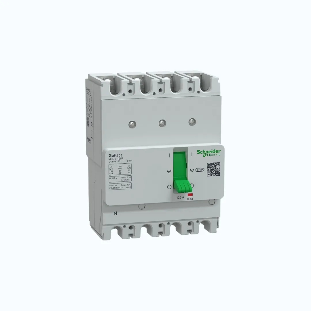 Schneider MCCB Fixed- 30 kA at 415 V AC/4P 125A-G12F4F125