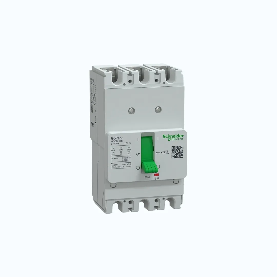 Schneider MCCB Fixed- 30 kA at 415 V AC/3P 80A- G12F3F80