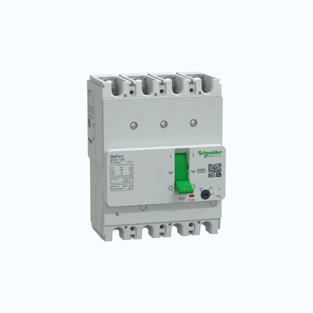 Schneider MCCB Adjustable- 15 kA at 415 V AC/4P 25A-G12E4A25