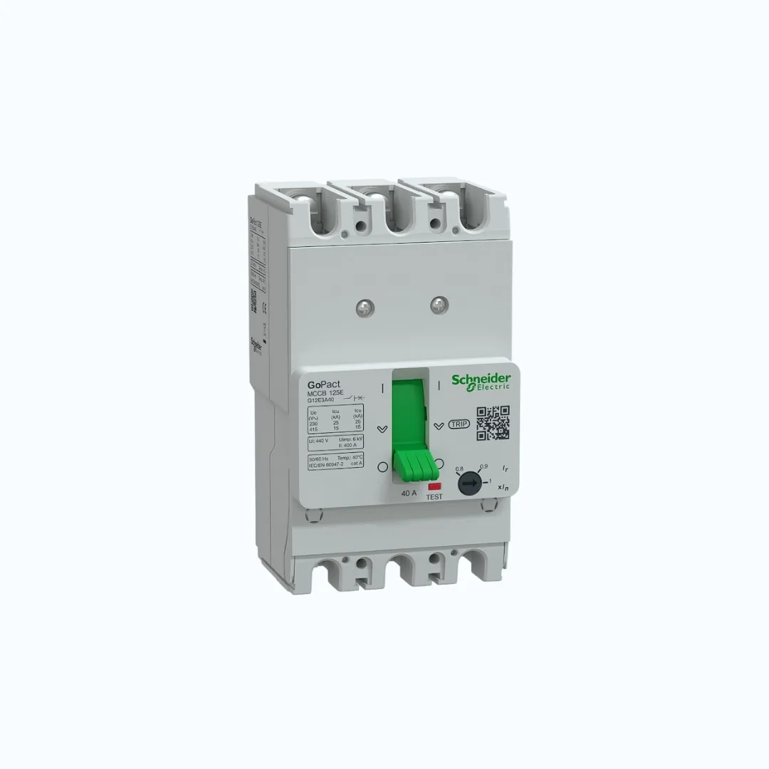 Schneider MCCB Adjustable- 15 kA at 415 V AC/3P 40A- G12E3A40