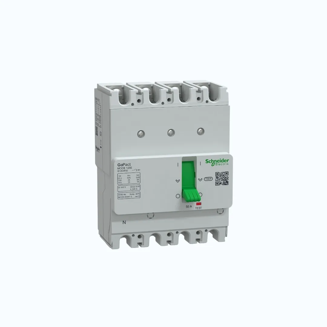Schneider MCCB Fixed- 15 kA at 415 V AC/4P 50A-G12E4F50