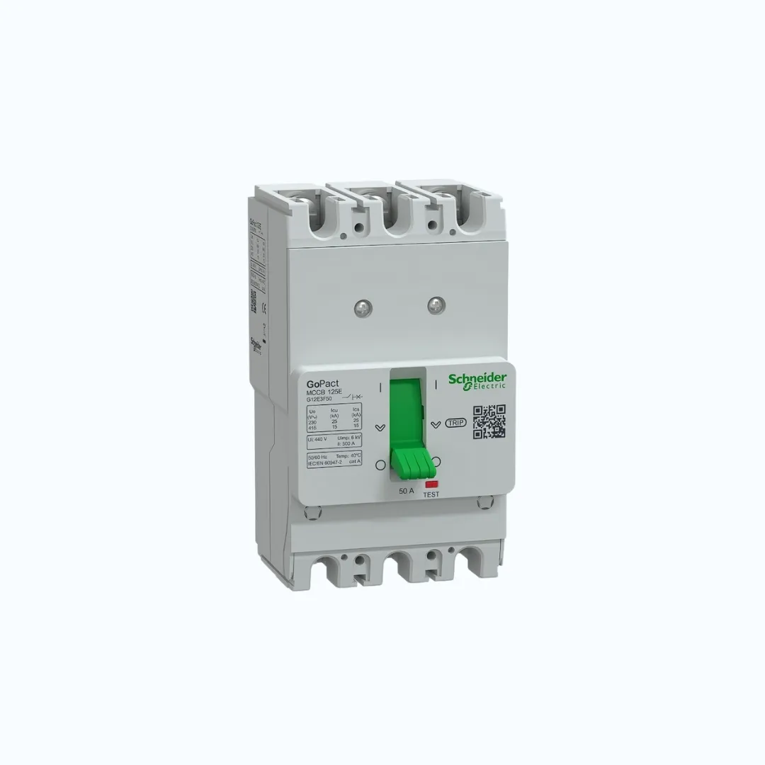 Schneider MCCB Fixed- 15 kA at 415 V AC/3P 50A-G12E3F50