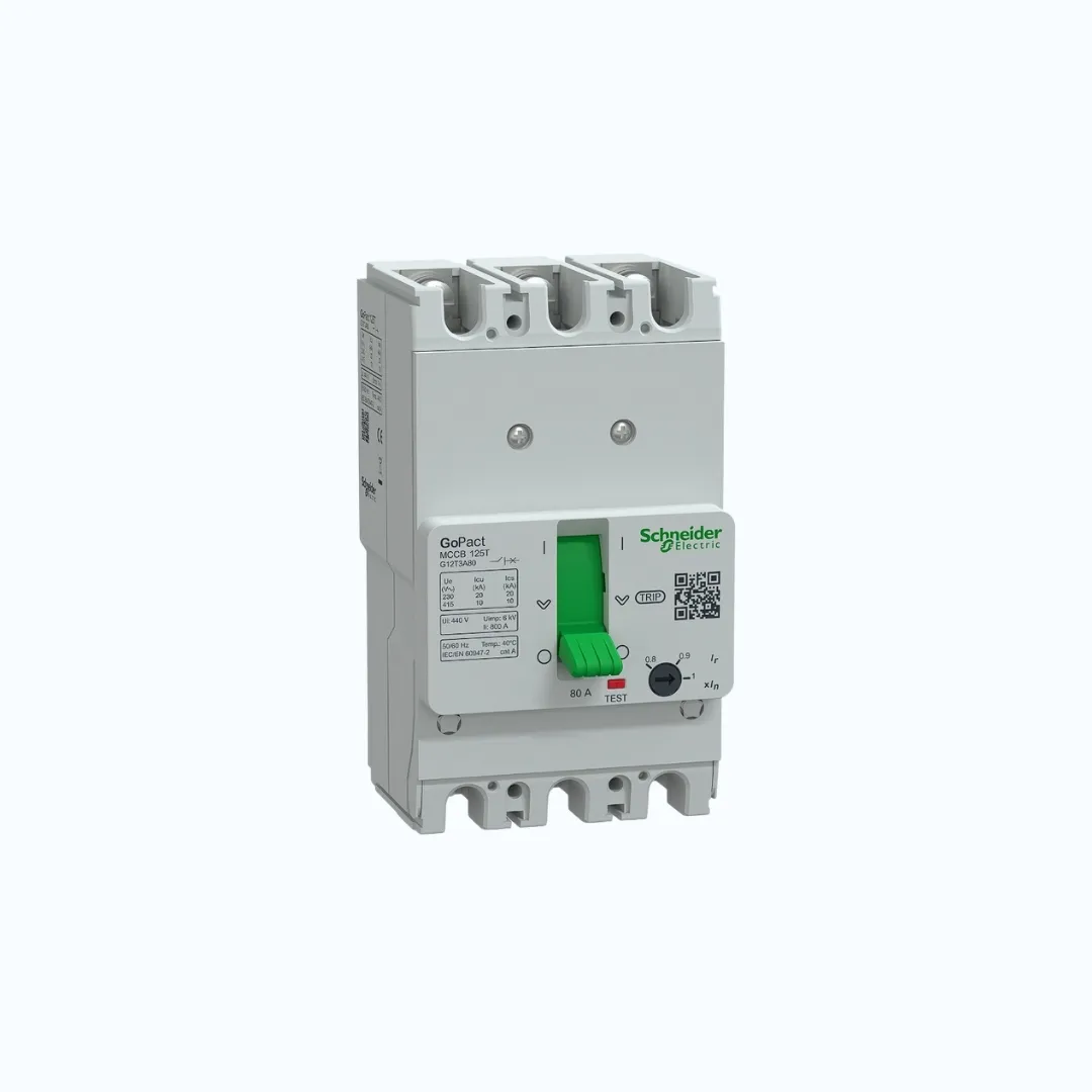 Schneider MCCB Adjustable- 10 kA at 415 V AC/4P 80A-G12T4A80