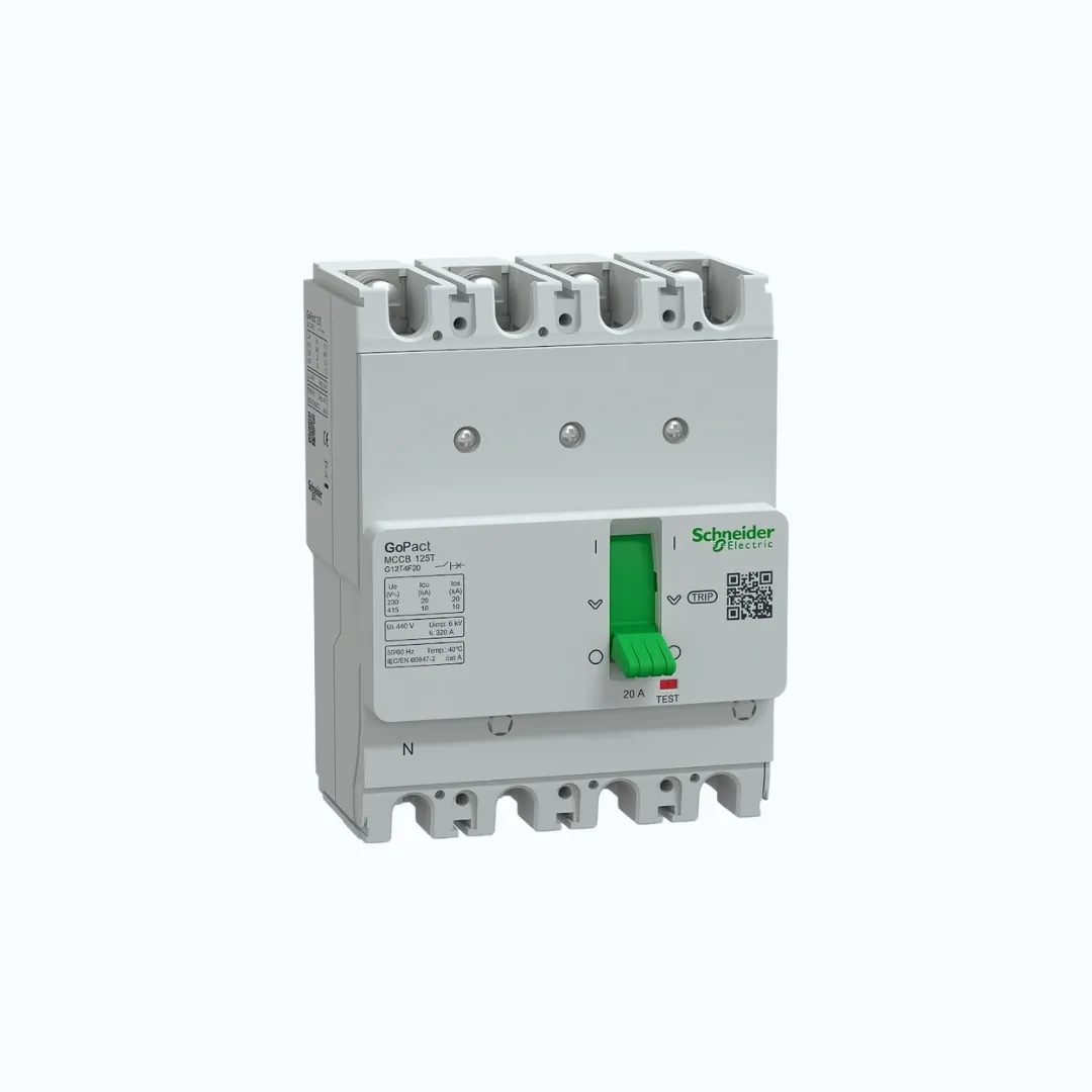 Schneider MCCB Fixed- 10 kA at 415 V AC/4P 20A-G12T4F20