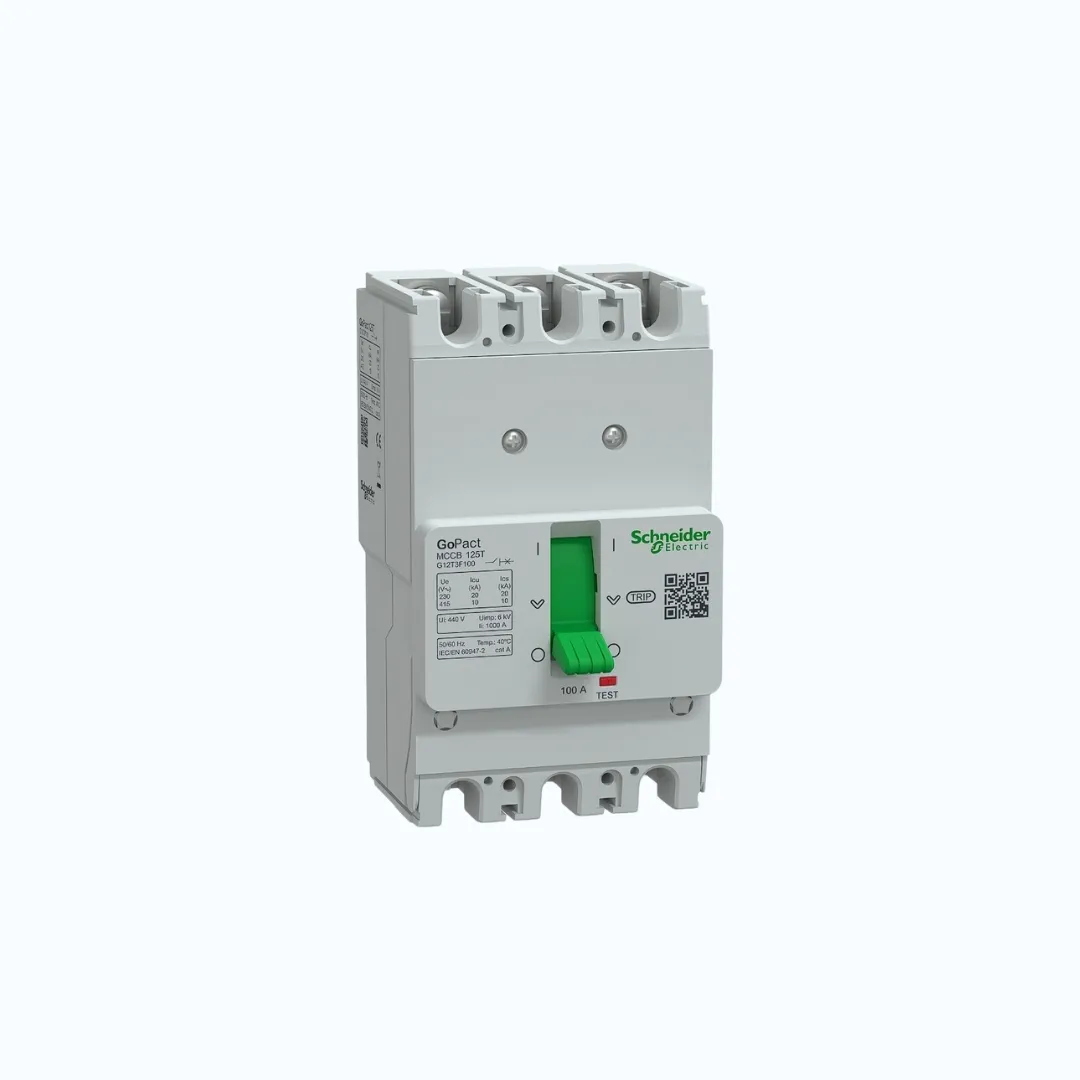 Schneider MCCB Fixed- 10 kA at 415 V AC/3P 100A- G12T3F100
