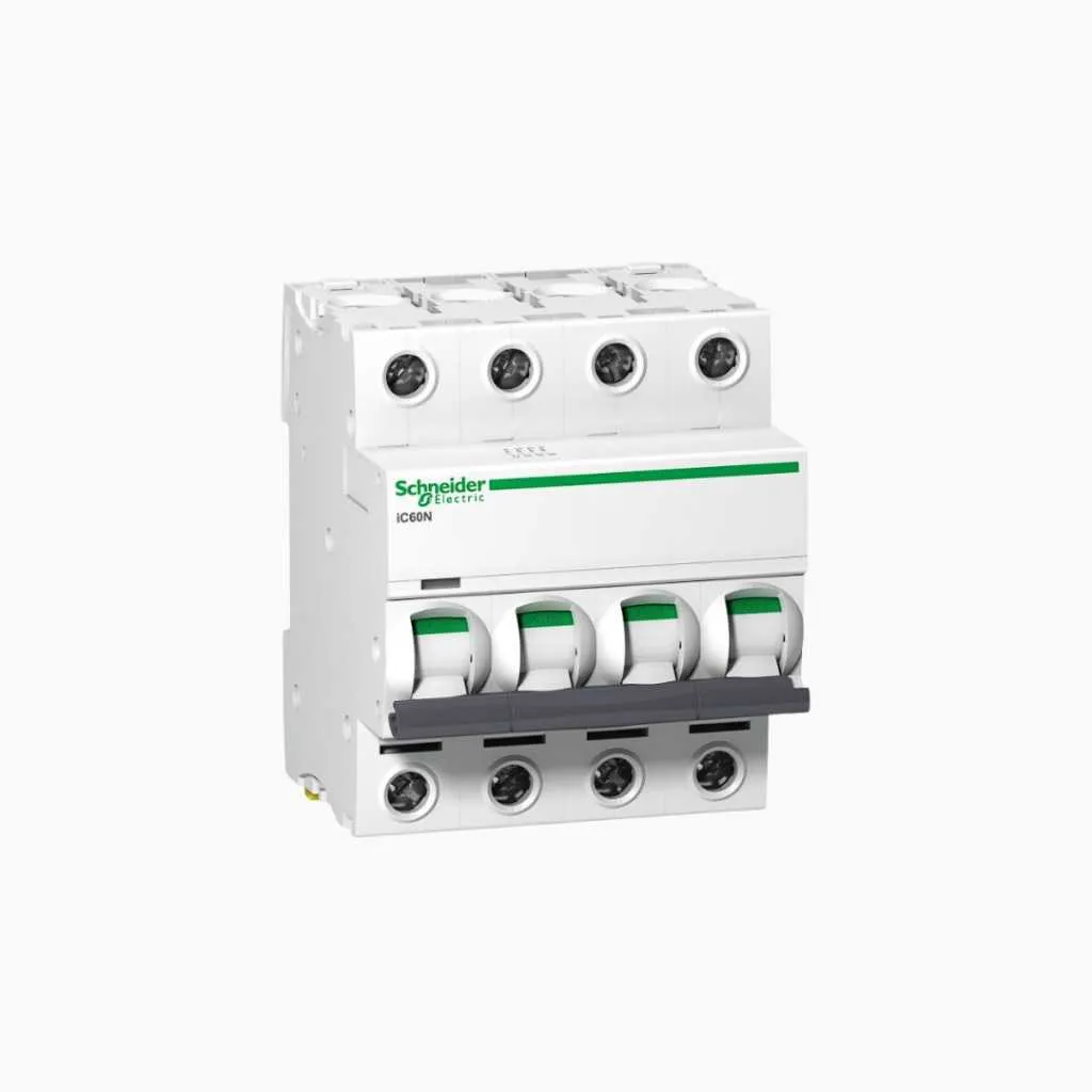 Schneider MCB Acti 9 iC60N 4P 1A