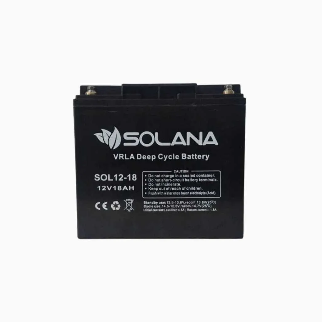Solana Battery VRLA 50AH 12 Volt